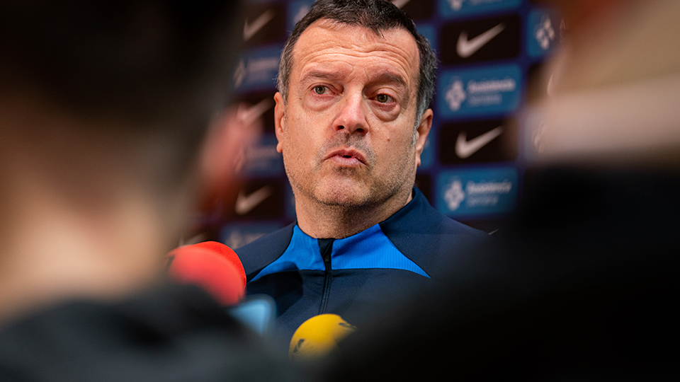 Jesús Velasco, entrenador del Barça.