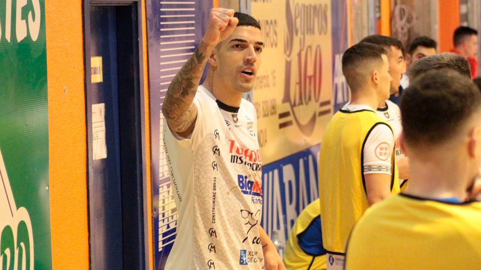 Bruno Gomes, jugador de Noia Portus Apostoli