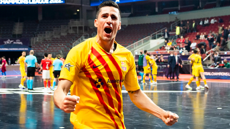 Carlos Ortiz, jugador del Barça