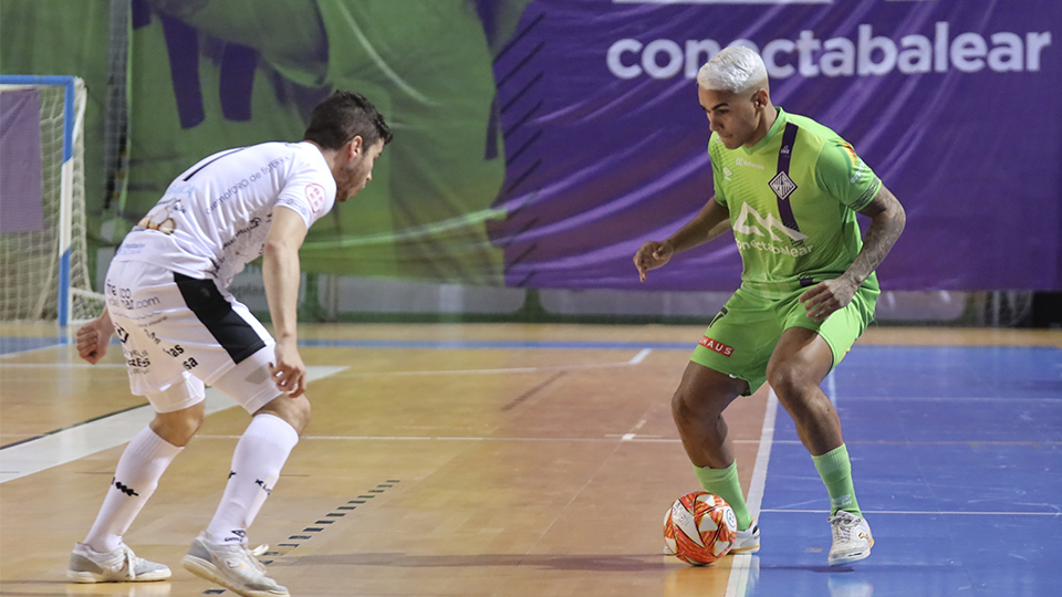 Imagen del encuentro entre Palma Futsal y Noia Portus Apostoli