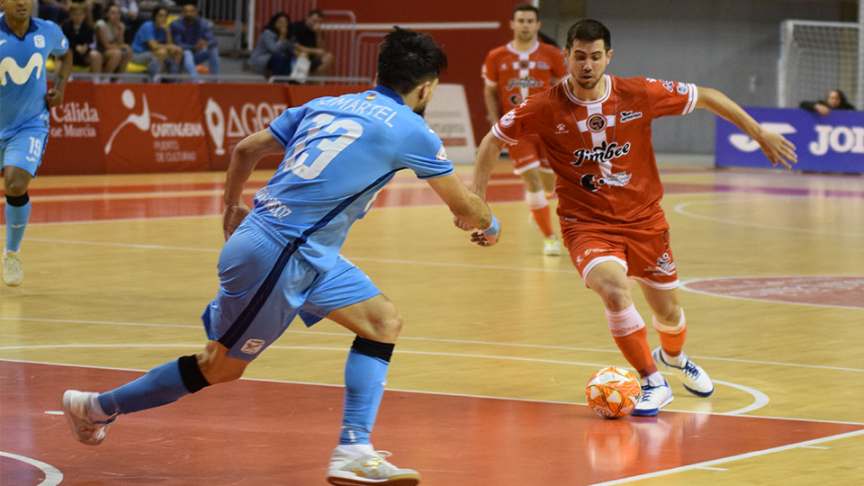 Imagen del encuentro entre Jimbee Cartagena e Inter FS