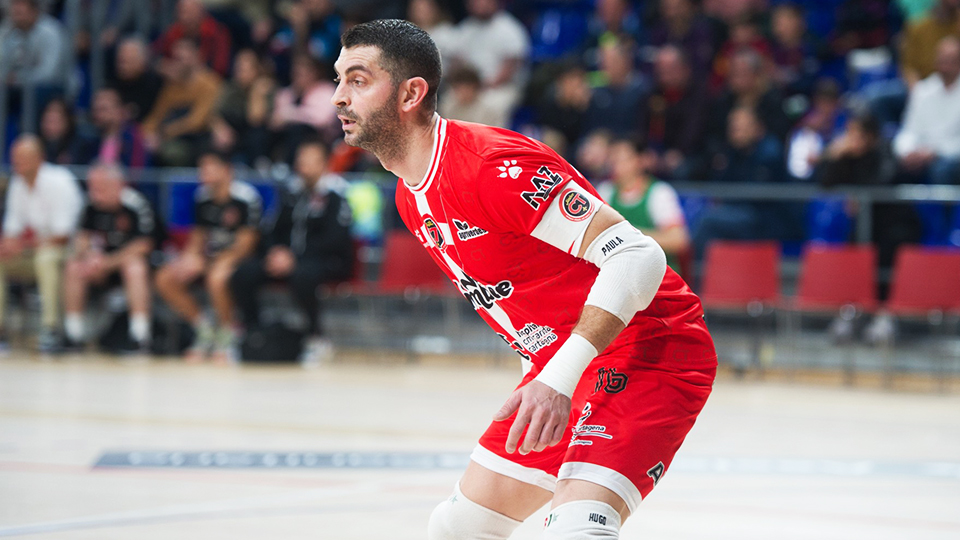 Raúl Jérez, jugador del Jimbee Cartagena (Fotografía: Ernesto Aradilla)