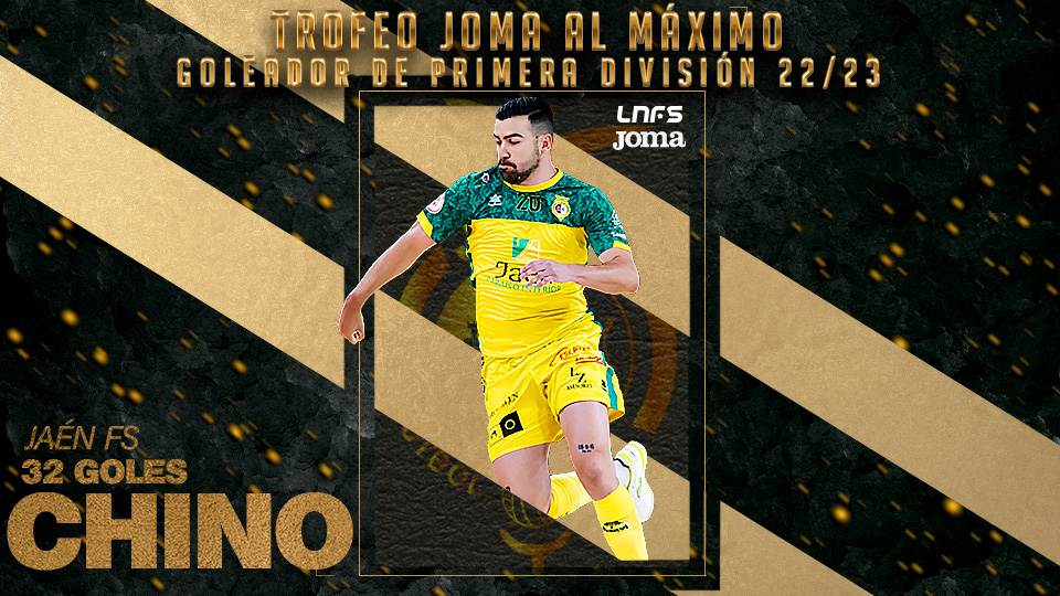 Chino, Trofeo JOMA al Máximo Goleador de Primera División en la Temporada 2022/23
