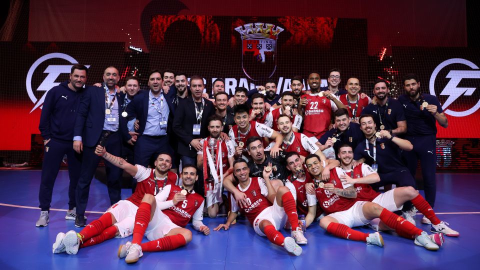 El SC Braga / AAUM logró el primer título de su historia en Portugal