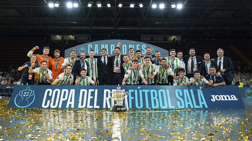 Real Betis Futsal gana una histórica Copa del Rey al imponerse a Jimbee Cartagena en penaltis (3-3) (5-3)