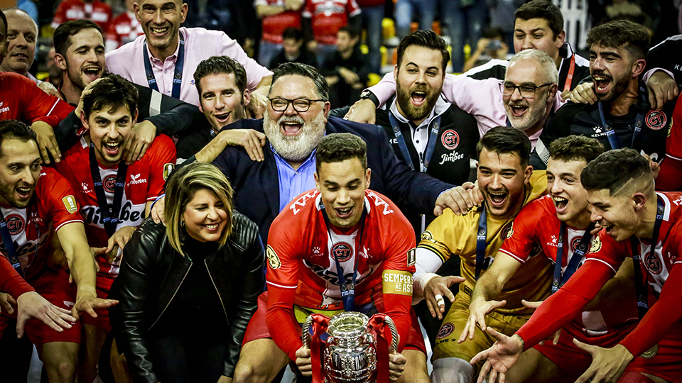 Jimbee Cartagena Costa Cálida revalida la Supercopa en una vibrante final ante un combativo Real Betis Futsal (3-1)