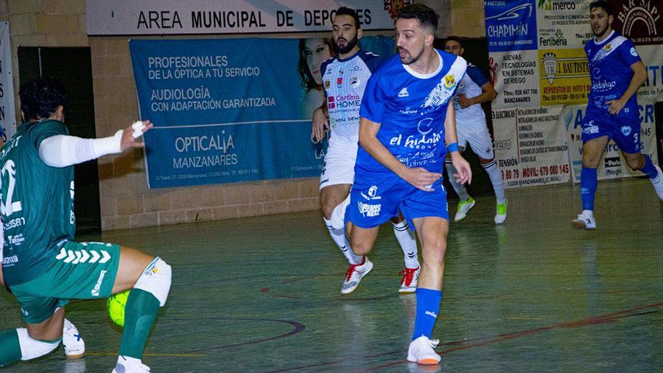 Manzanares FS Quesos El Hidalgo asalta el Guillermo de Molina y se impone a UA Ceuti (2-4)