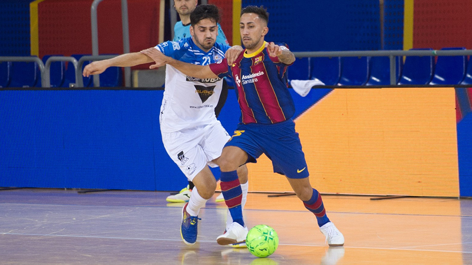 Clara victoria a domicilio del Barça contra Burela FS (1-4)