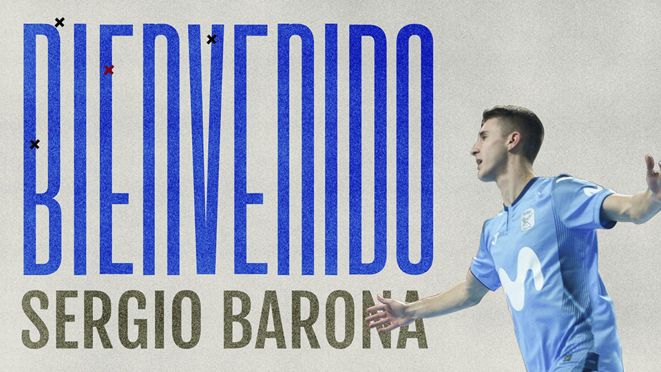 Sergio Barona, nuevo fichaje del Fútbol Emotion Zaragoza.