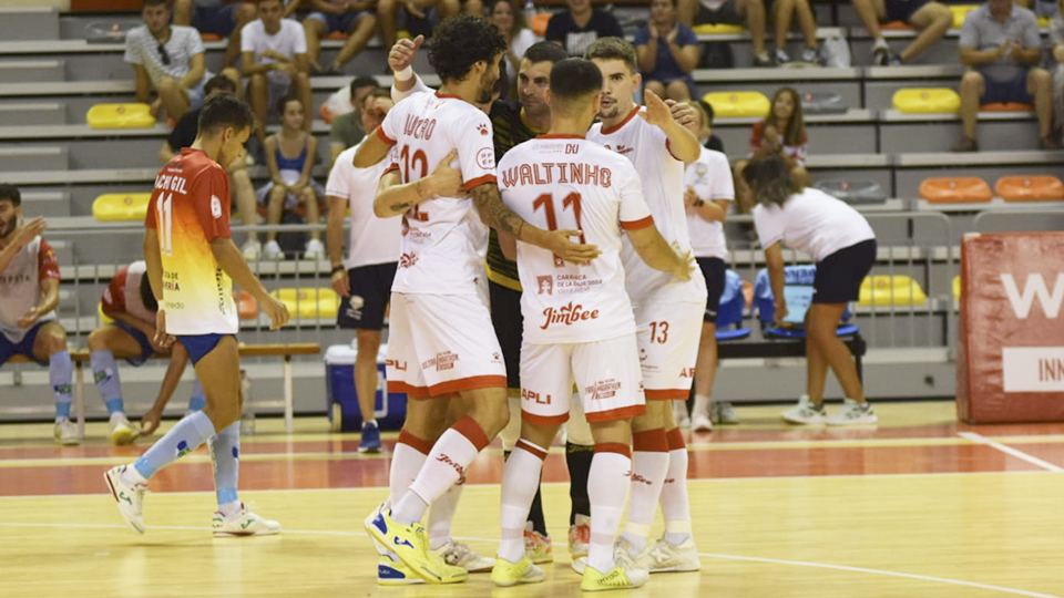 Lucão, del Jimbee Cartagena, dedica un gol