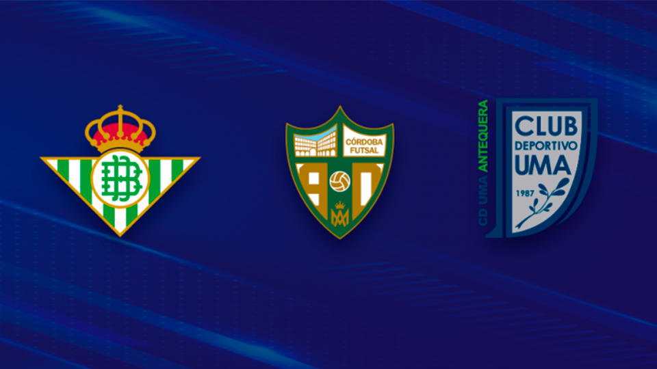 Acuerdo entre Real Betis Futsal, Córdoba Patrimonio y BeSoccer CD UMA Antequera para la unificación de precios en sus partidos