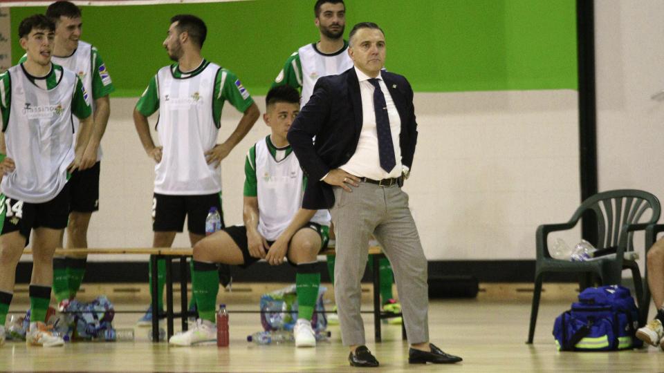 Bruno García, entrenador del Real Betis Futsal