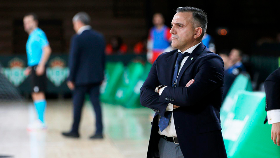 Bruno García, entrenador del Real Betis Futsal