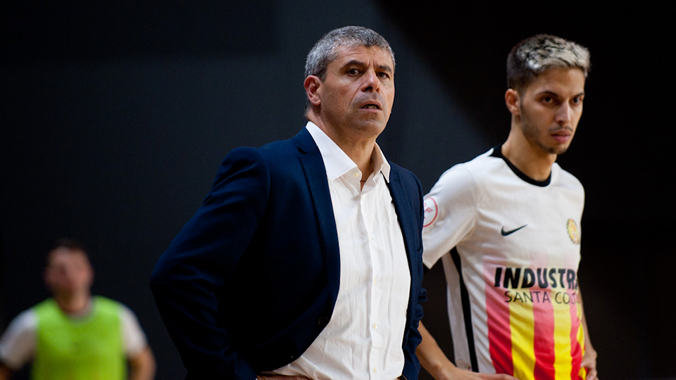 Xavi Closas, entrenador de Industrias Santa Coloma.