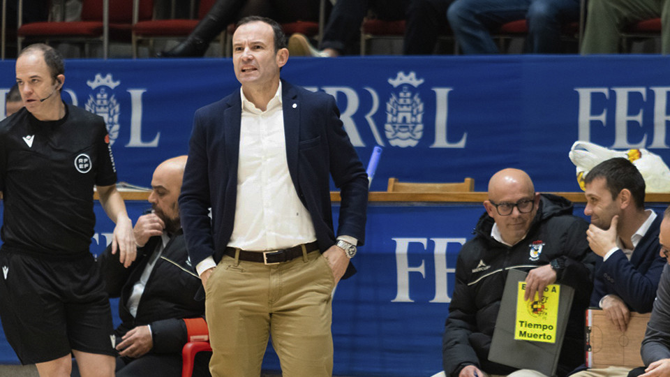 Juanma Marrube, entrenador de O Parrulo Ferrol