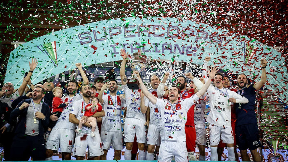 El Italservice Pesaro de Fulvio Colini  ganó la Supercopa de Italia 2022
