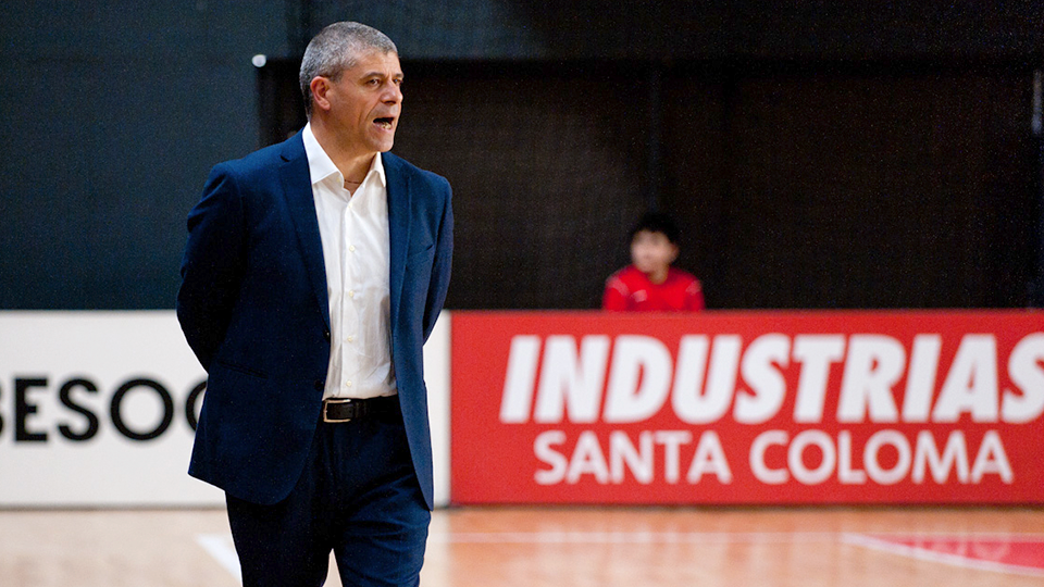 Xavi Closas, entrenador de Industrias Santa Coloma.