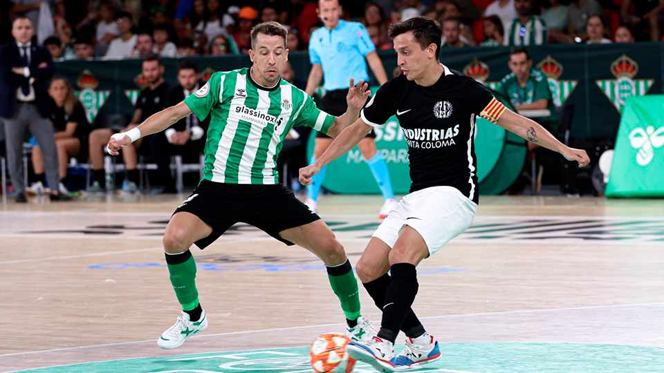 Industrias Santa Coloma y Real Betis Futsal protagonizan uno de los partidos de este viernes