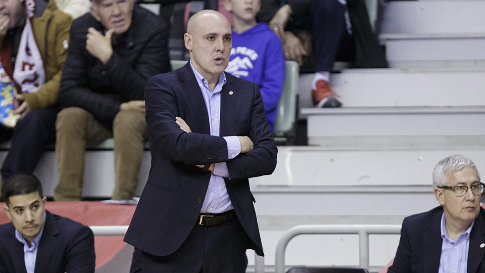 Javi Rodríguez, entrenador de ElPozo Murcia Costa Cálida (Fotografía: Pascu Méndez)