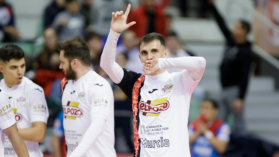 Marcel celebra un gol para ElPozo Murcia Costa Cálida