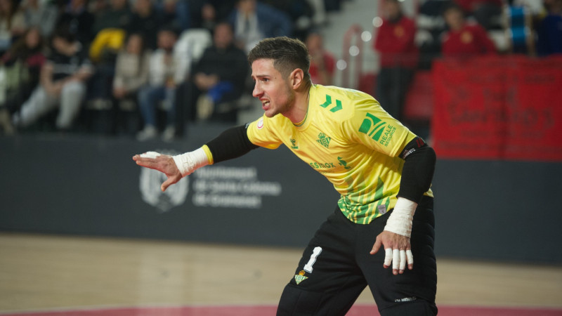 Nico Sarmiento, portero de Real Betis Futsal y de la selección argentina