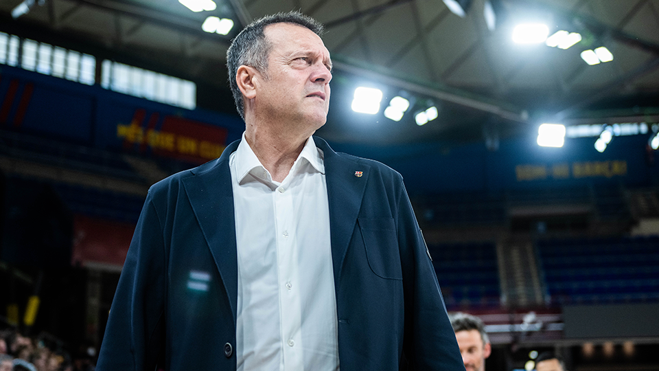 Jesús Velasco, entrenador del Barça