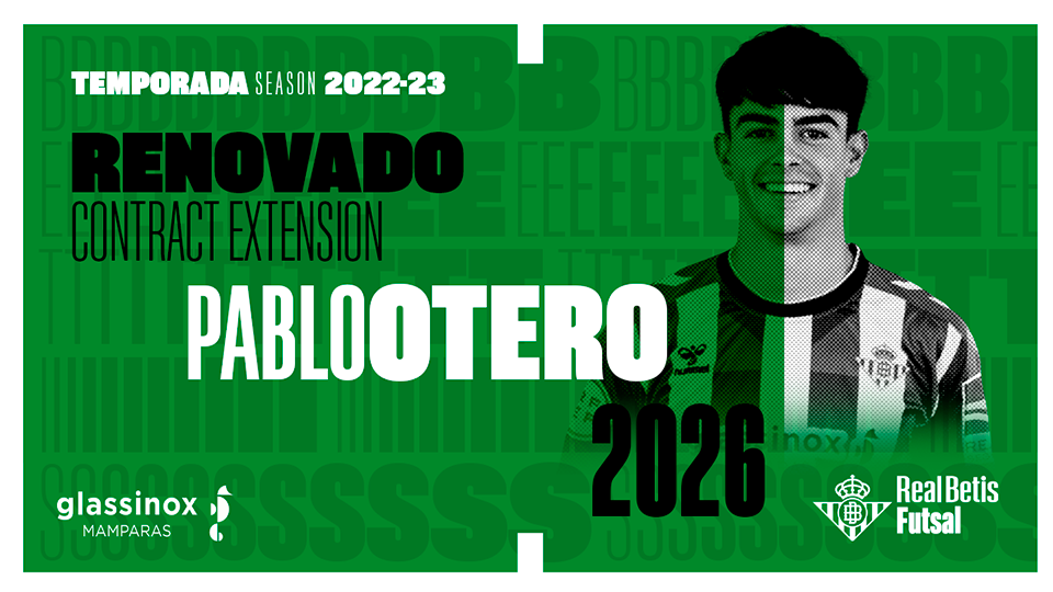 Pablo Otero, jugador de Real Betis Futsal hasta 2026