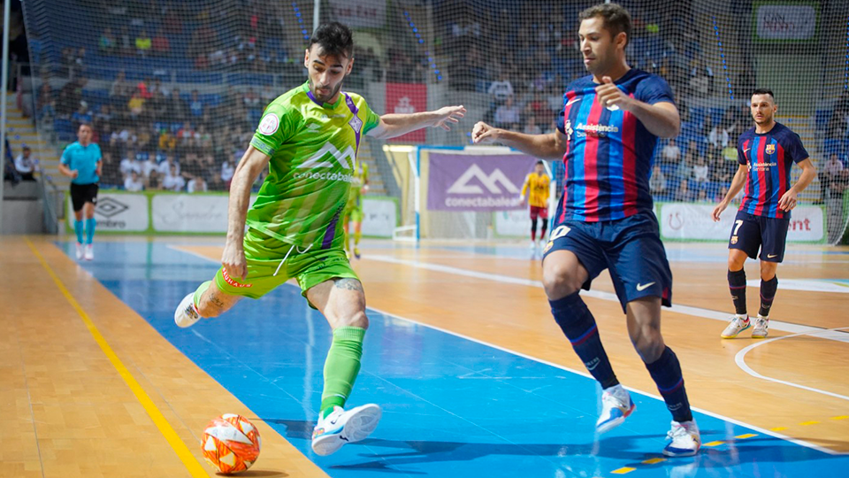 Doble enfrentamiento entre Mallorca Palma Futsal y Barça en el momento clave