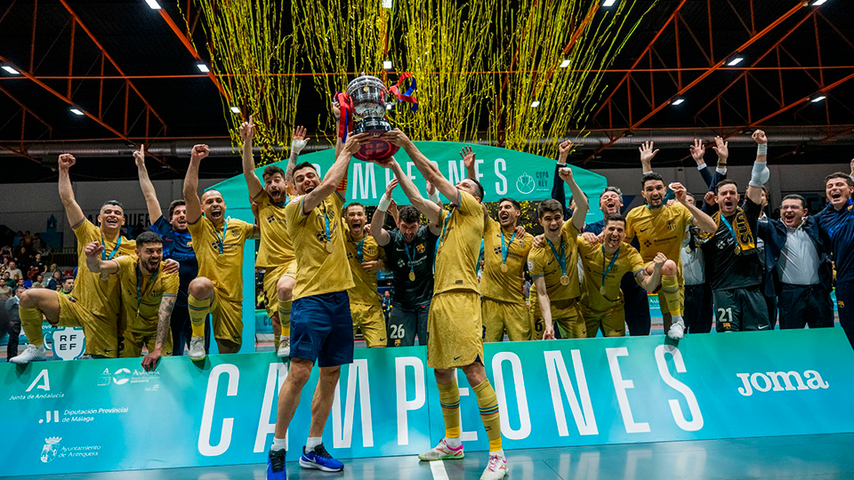 Sergio Lozano y Dyego levantan el título de la Copa del Rey