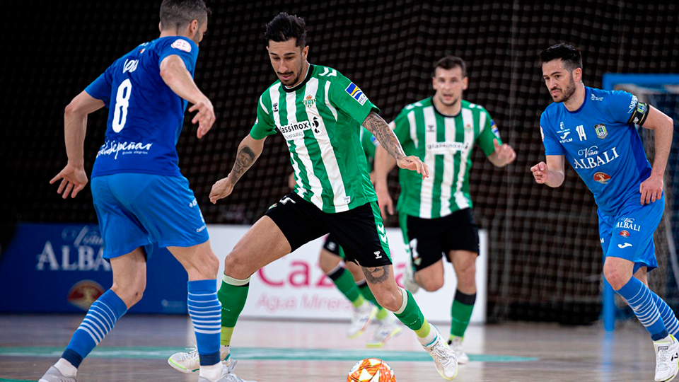 Fernando Drasler, en el encuentro contra Viña Albali Valdepeñas