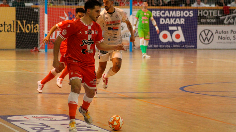 Pablo Ramírez, jugador de Jimbee Cartagena, en el partido contra Noia Portus Apostoli