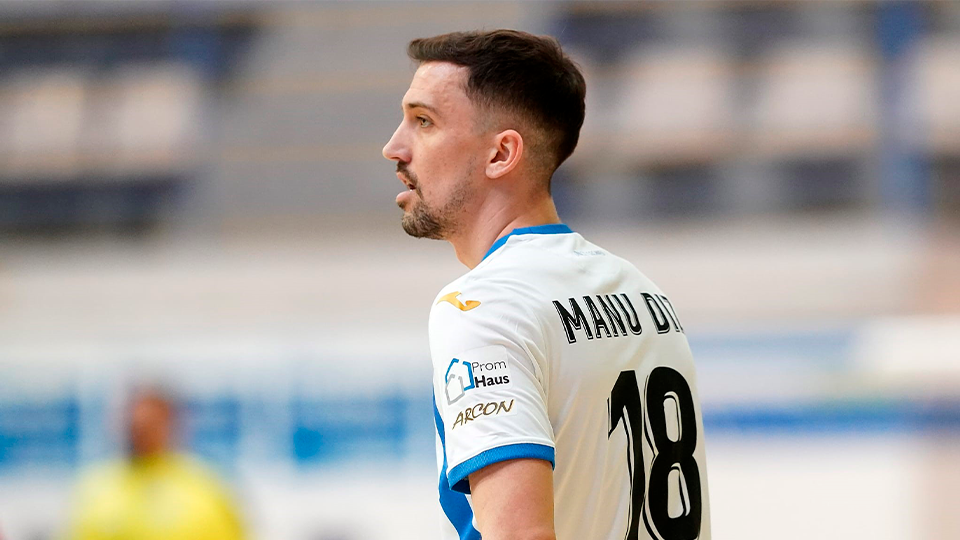 Manu Diz, jugador de CD Leganés FS