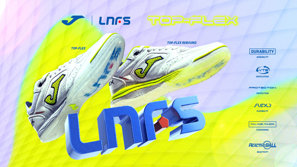 Joma lanza una edición especial para la LNFS de dos de sus modelos de zapatillas