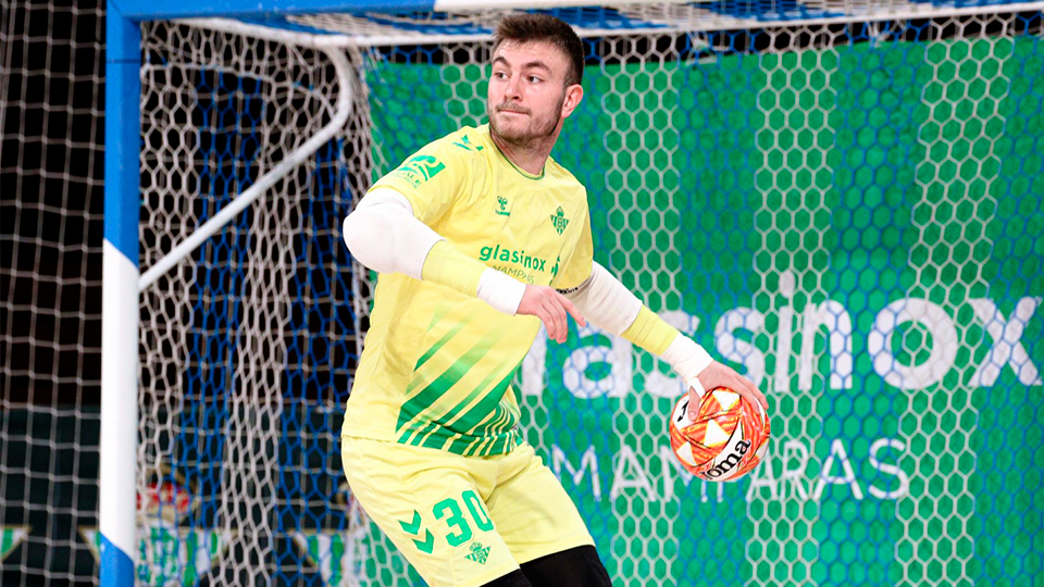 Raúl Sánchez, portero de Real Betis Futsal