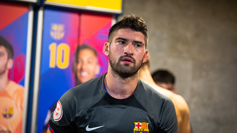 Miquel Feixas, portero del Barça (Foto: FC Barcelona)