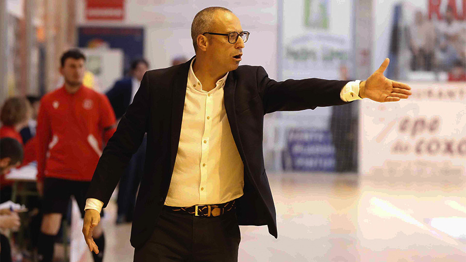 Antonio Vadillo, entrenador de Mallorca Palma Futsal, durante un partido