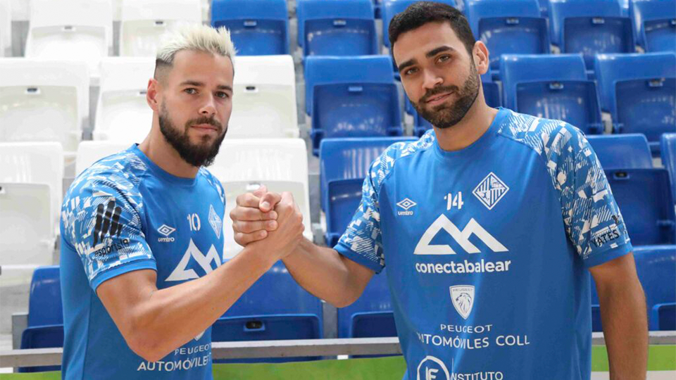 Marlon y Tomaz, jugadores de Mallorca Palma Futsal