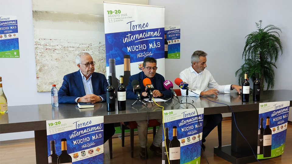 Rueda de prensa de presentación del torneo con Luis Palencia, Presidente de Viña Albali Valdepeñas