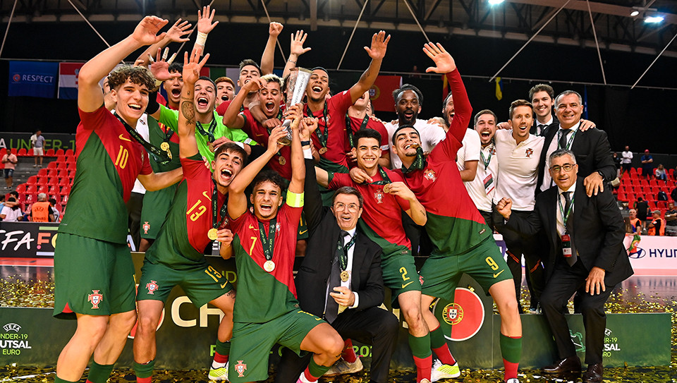 Portugal se proclamó campeón de Europa Sub-19 por primera vez en su historia. Foto: UEFA
