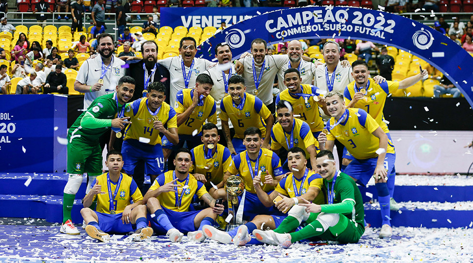 Brasil se consagró por octava vez en la CONMEBOL Sub20 Futsal 2022