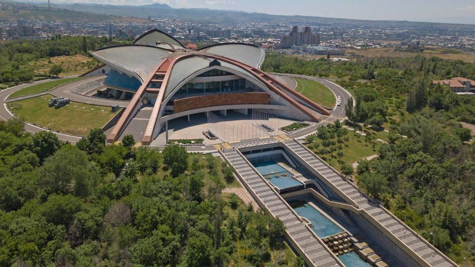 El Karen Demirchyan Sport Complex de Ereván, la capital de Armenia, con capacidad para 6900 espectadores