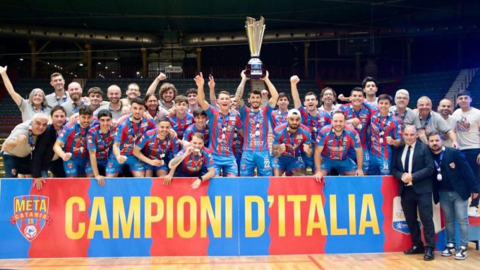 El Meta Catania se proclamó campeón de Italia por primera vez en su historia.