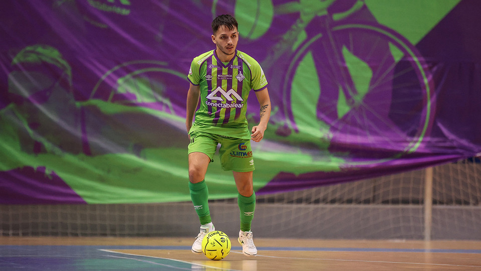 David Peña, del Islas Baleares Palma Futsal, durante un partido