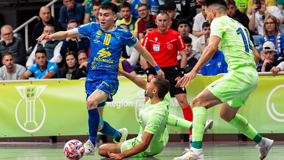 Servigroup Peñíscola FS golea a Barça y hace historia con su primera clasificación para la final de la Copa de España (8-2)