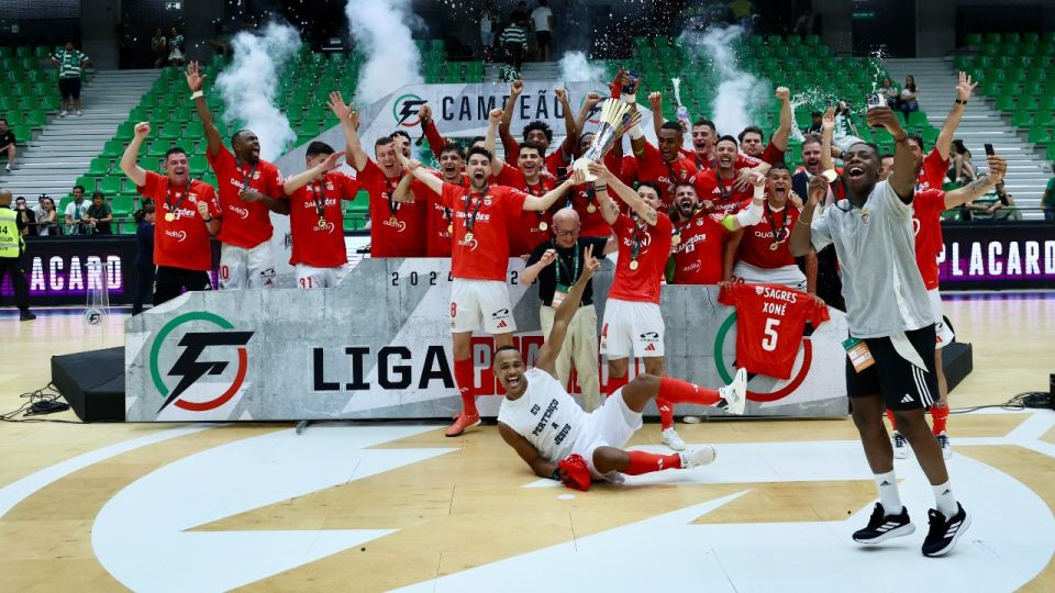 El Benfica conquistó el título en Portugal por novena vez. LIGA PLACARD