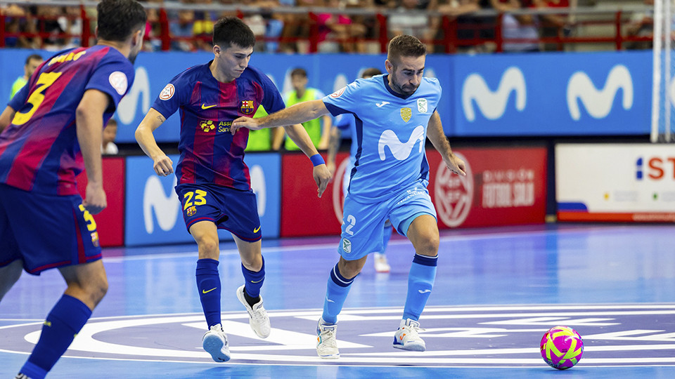 Movistar Inter y Barça empatan en un intercambio de goles (4-4)