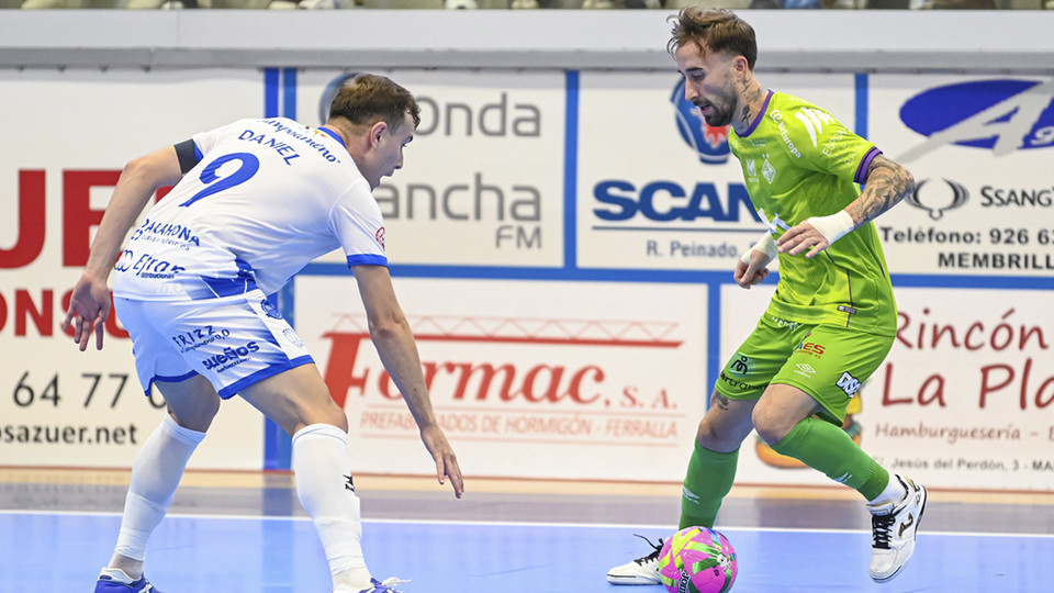 Reparto de puntos entre Quesos El Hidalgo Manzanares e Islas Baleares Palma Futsal (2-2)