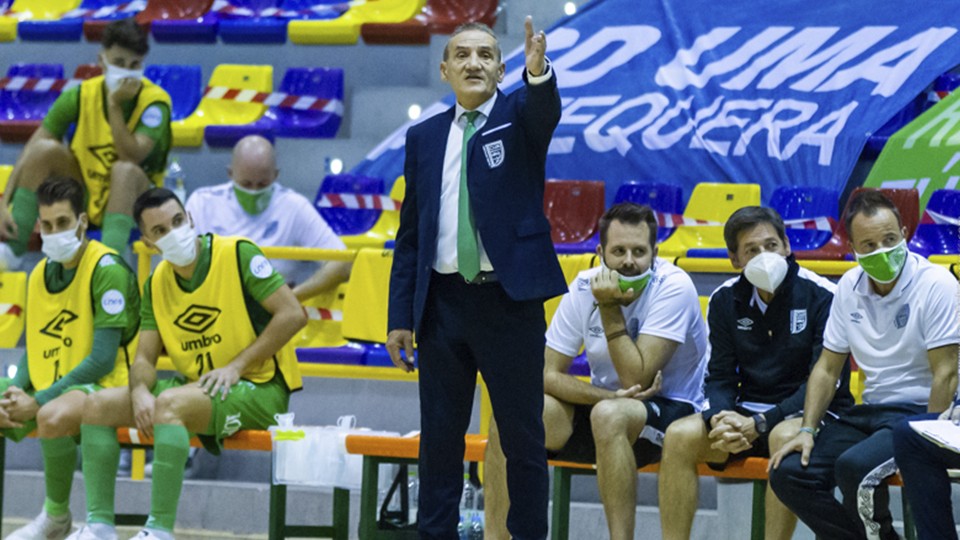 Moli, entrenador del BeSoccer CD UMA Antequera.
