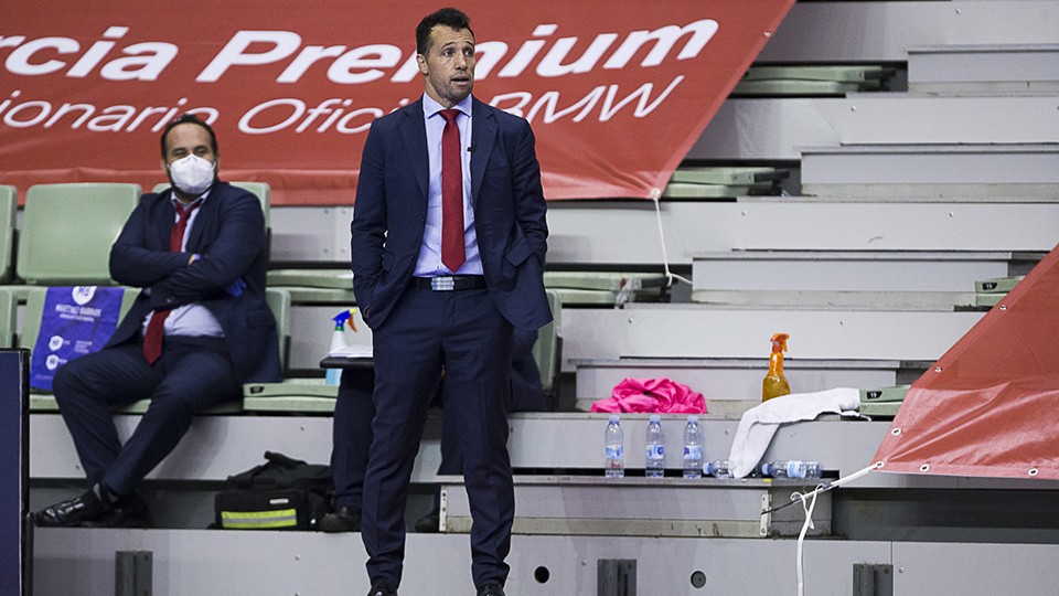 Diego Giustozzi, entrenador de ElPozo Murcia Costa Cálida (Fotografia: Pascu Méndez)