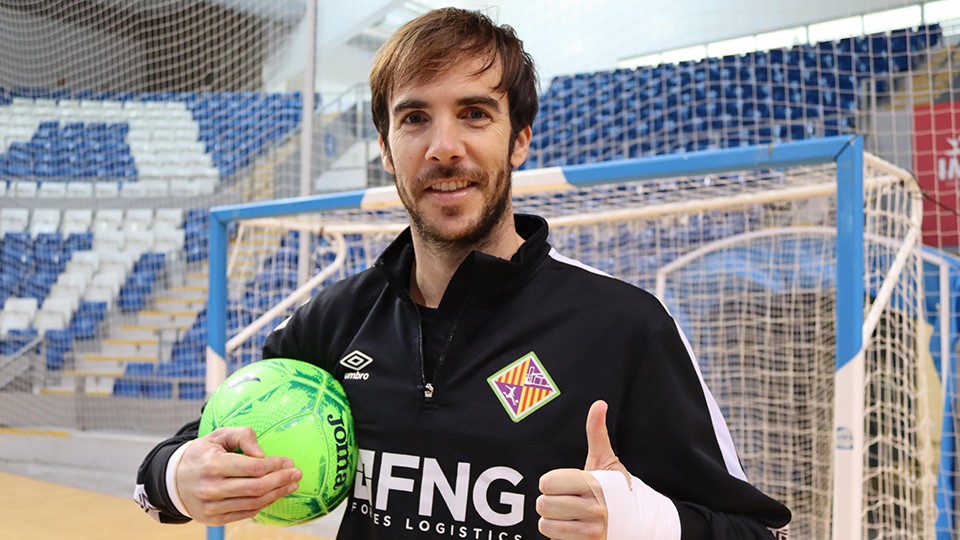 Carlos Barrón, portero del Palma Futsal.